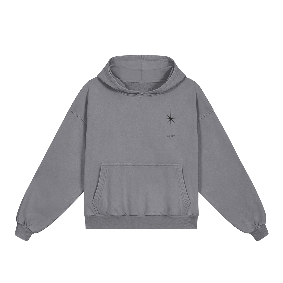 ORBIT HOODIE — FADED GREY