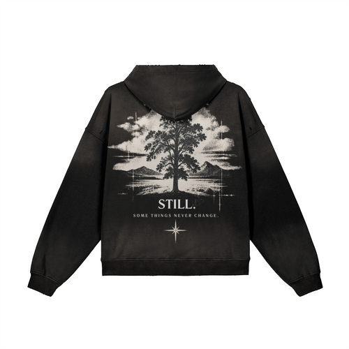 ROOTS HOODIE — WASHED CHARCOAL