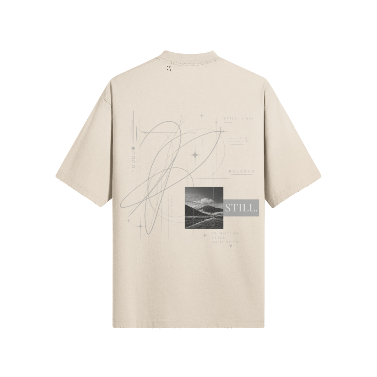 BALANCE TEE — OFF WHITE
