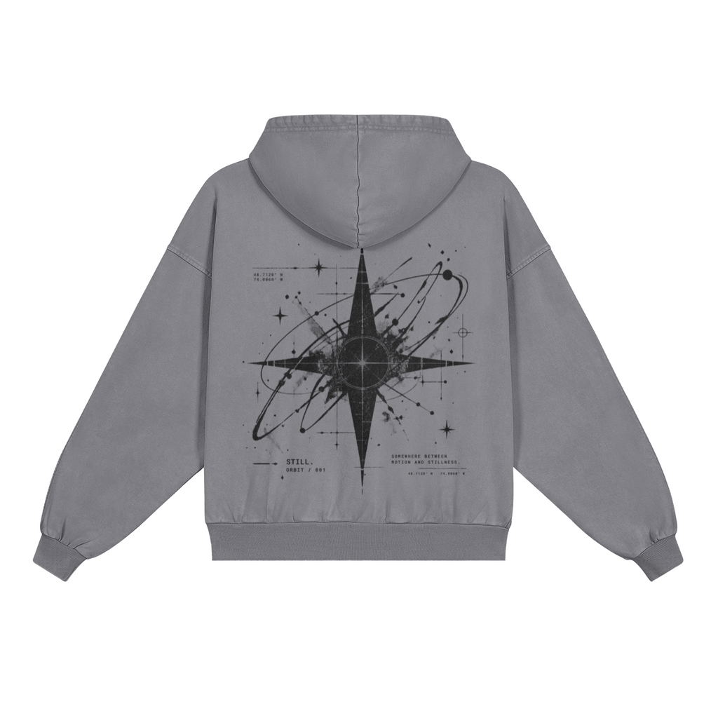 ORBIT HOODIE — FADED GREY