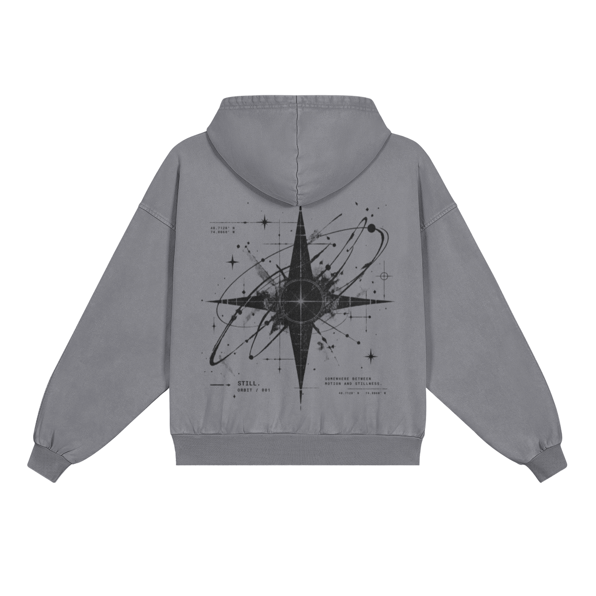 ORBIT HOODIE — FADED GREY