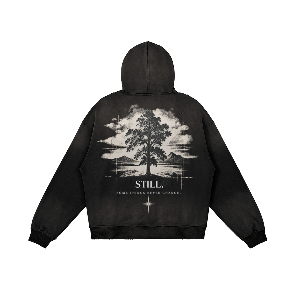 ROOTS HOODIE — WASHED CHARCOAL