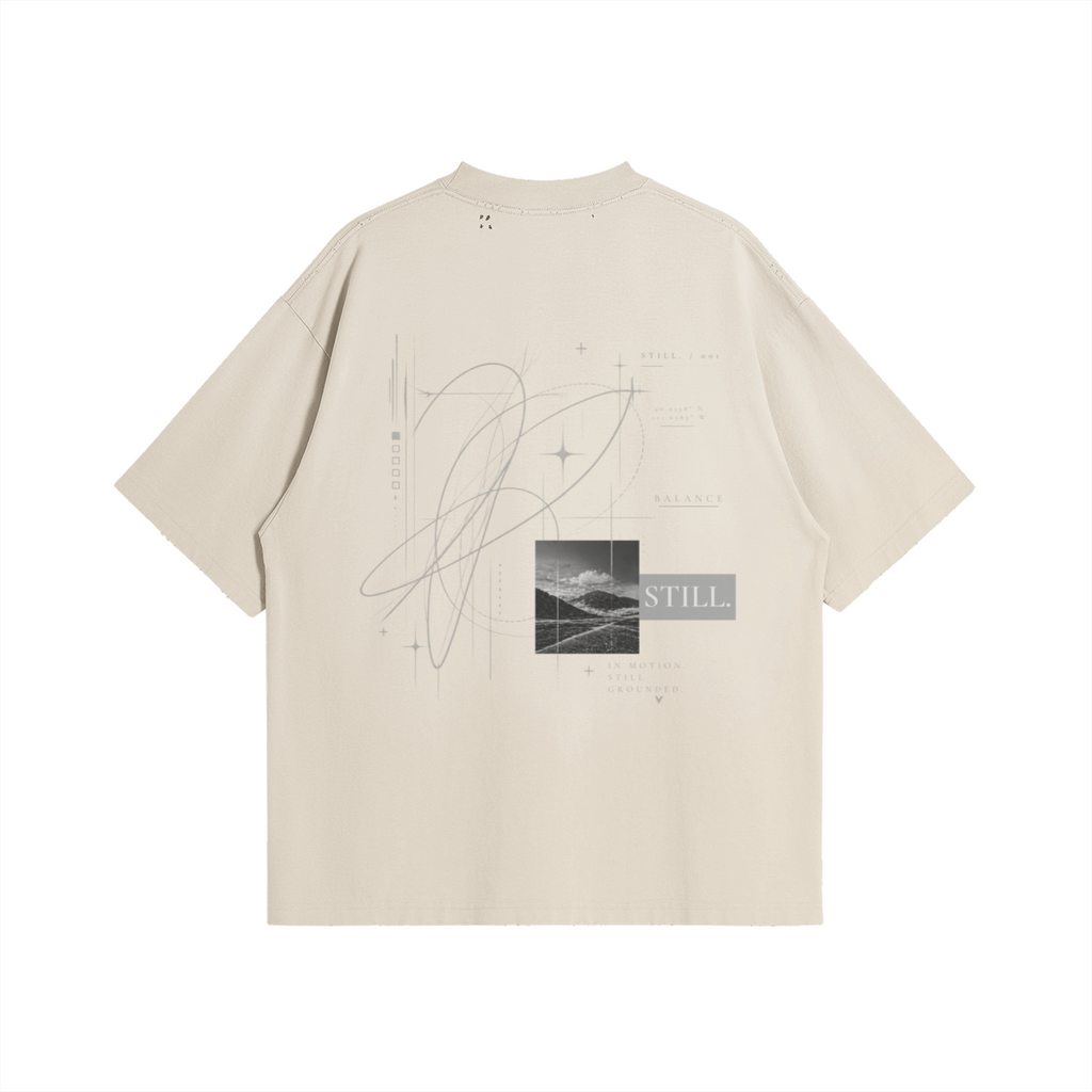 BALANCE TEE — OFF WHITE