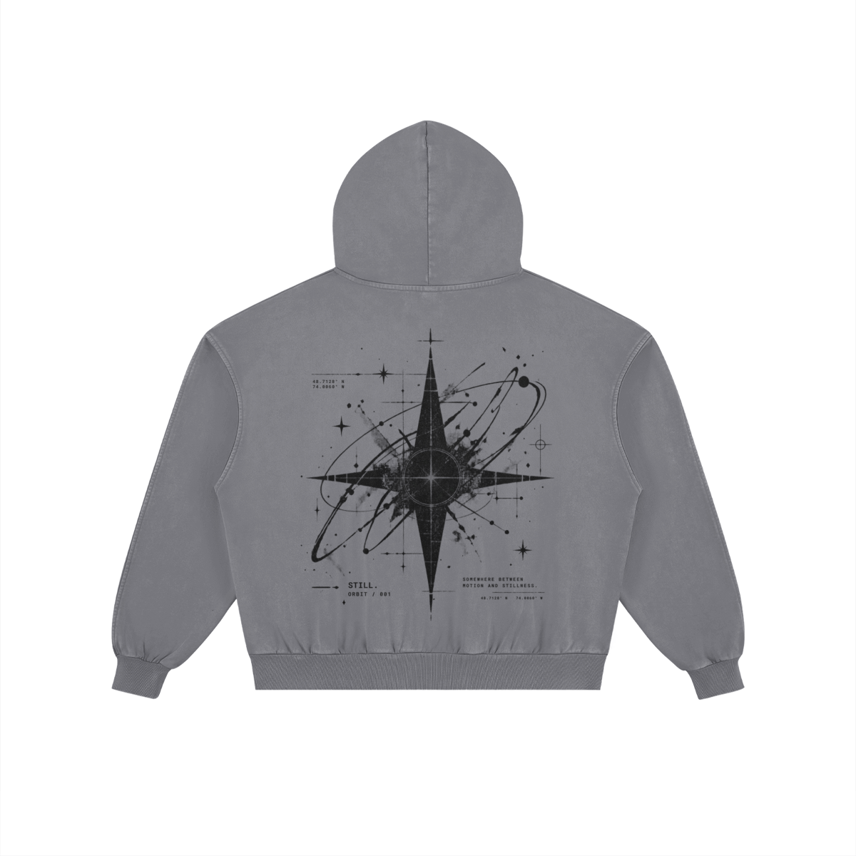 ORBIT HOODIE — FADED GREY